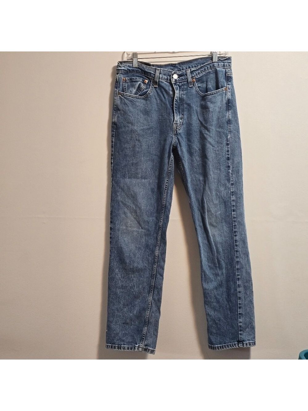 Levis Classic Blue Denim Straight Leg  Jeans Size W32 L30